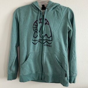 Patagonia graphic zip up hoodie